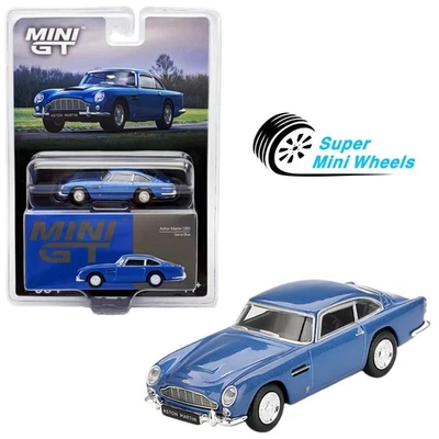 Mini GT 1:64 Aston Martin DB5 Sierra Blue #954 - Image 1 of 4