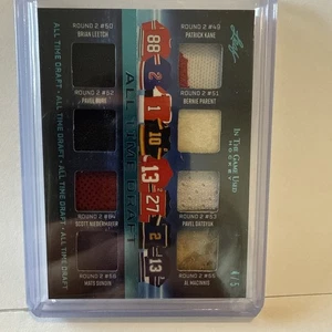 2022-23 ITG Used All Time Draft Memorabilia Kane/Parent/Parent/Bure/Datsyuk + /4 - Picture 1 of 2