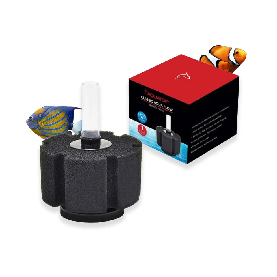 Aquatop Internal Sponge Filter – for Aquariums Up to 40 Gallons – Co - Image 1 of 4