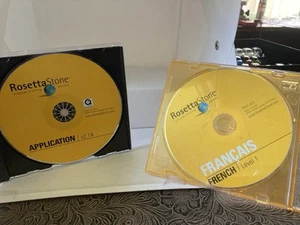 French Rosetta Stone Level 1 FRA1 v6.0 & v2.1A (2 Audio CD's) - Picture 1 of 4