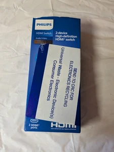 Philips 8K HDMI 2-Port Switch - Silver - Picture 1 of 10