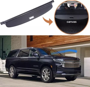 For Chevy Suburban 2021-2025 Rear Trunk Shade Retractable Shield Cargo Cover - Picture 1 of 9
