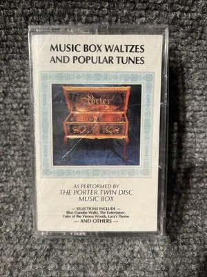 Music Box Waltzes and Popular Tunes Cassette The Porter Twin Disc Music Box NEW! - Image 1 of 4