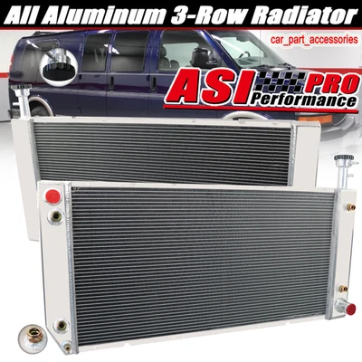Fit 04-18 Chevy Express 4500 GMC Savana 2500 3500 4.3L 4.8L 6.0L 3 Rows Radiator - Image 1 of 4