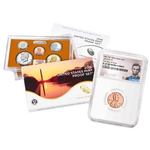 2019-S U.S. Proof Coin Set NGC FDI + 2019-W Lincoln Cent PF69UC RD FDI - Picture 1 of 6