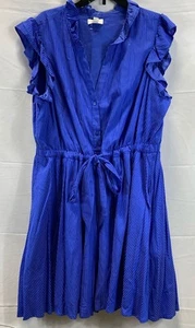 On 34th Women's Blue Striped Sleeveless A-Line Dress Plus Size 2X NWT - Picture 1 of 8