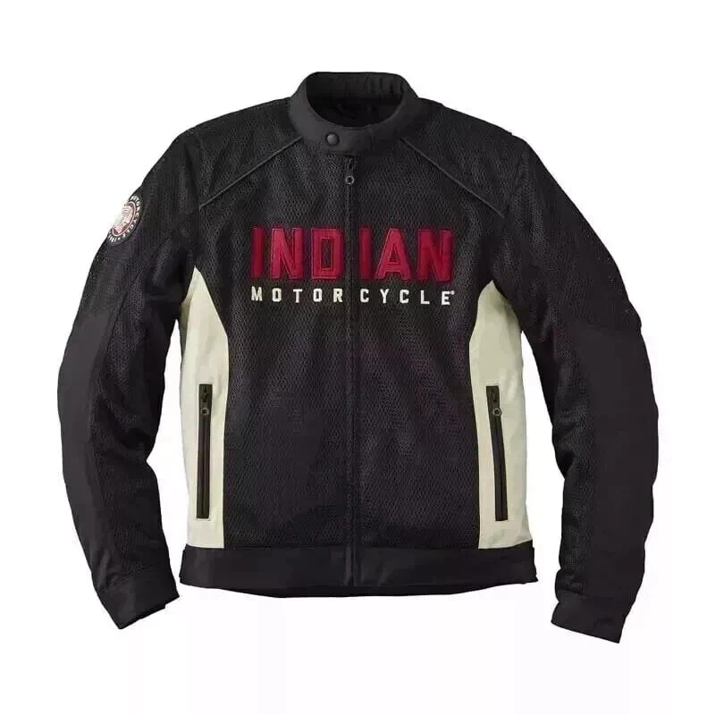 Chaqueta de malla Indian para motocicletas deportivas carreras chaqueta de malla Foto 1 de 3