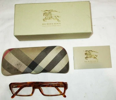 VINTAGE BURBERRY EYEGLASSES B 2027 3054 54O16 MADE IN ITALY FAUX TORTOISE - Image 1 of 4