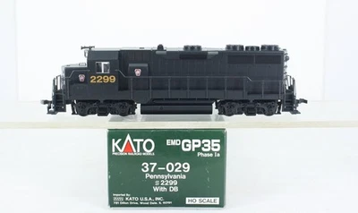 HO Scale KATO 37-029 Pennsylvania Railroad EMD GP35 Locomotive #2299 - Image 1 of 4