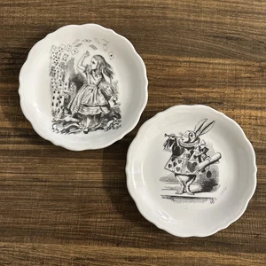 Juego de 2 platos PrintRun Co de Alicia en el País de las Maravillas - Imagen 1 de 7