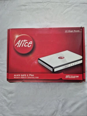 Router Telecom Alice Gate 2 Plus Wi-Fi modem ADSL2+ Ethernet /USB/WI-FI - Immagine 1 di 3