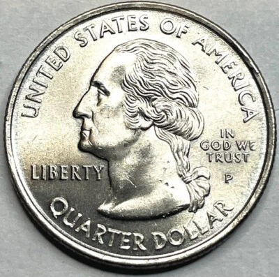 1999 P Connecticut State Quarter (MS) Mint-State Uncirculated, Toned Coin - Image 1 of 4