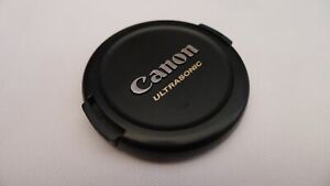 Genuine CANON Ultrasonic Clip On Pinch Fit Camera Lens Cap E-52mm