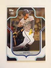 JUAN SOTO 2023 TOPPS X JULIO RODRIGUEZ SILVER FOIL PARALLEL #18 PADRES PR 92/199