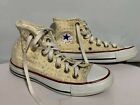 converse all star chuck taylor hightops womans cream trainers size Uk 3