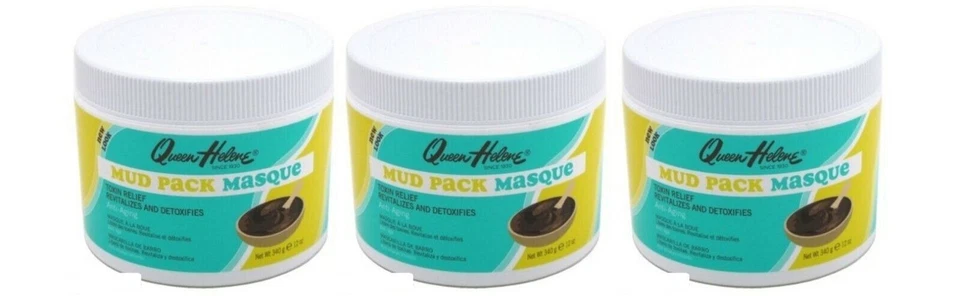 BL Queen Helene Jar Mud Pack Masque 12 oz - **THREE PACK** - Image 1 of 1