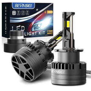 BEVINSEE D2S D2R Bombillas LED Faro Alto Bajo Blanco Brillante Xenón Reemplazar - Imagen 1 de 11