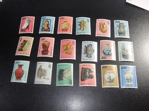 CHINA Taiwan 1968 Sc#1550-55,1592-97,1640-45 Museum Ancient Set MNH-XF - Picture 1 of 2