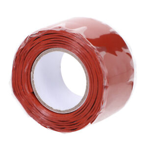  Red Silicone Rubber Waterproof Repair Tape Duct Heavy Duty Plumbers