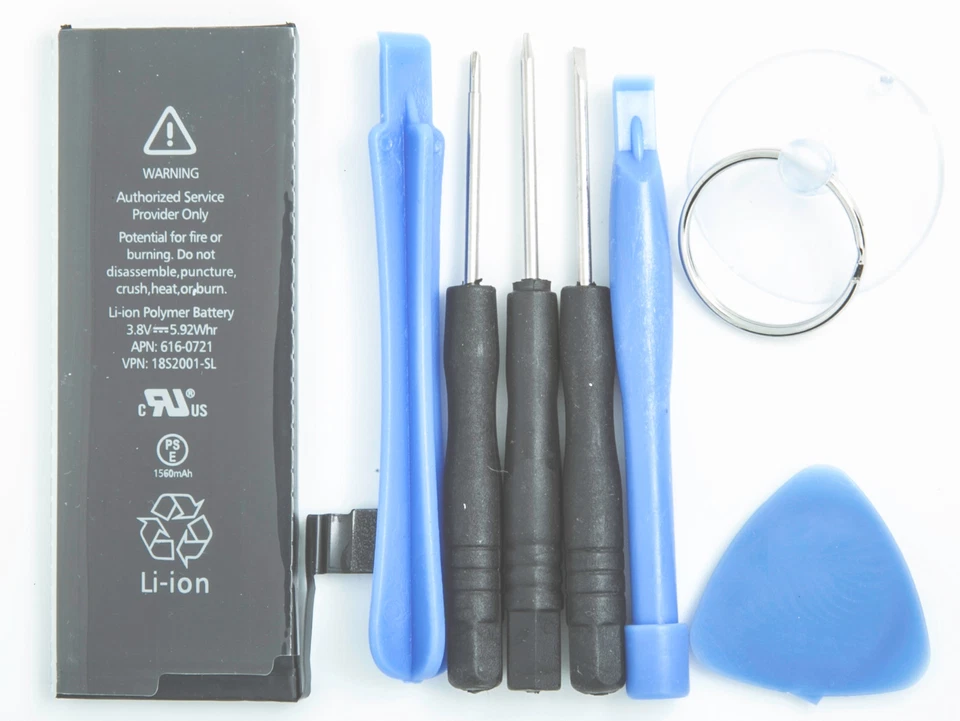 bateria para iPhone 5S bateria 1560mah Akku 0 ciclo 2019 ferramenta - Imagem 1 de 1