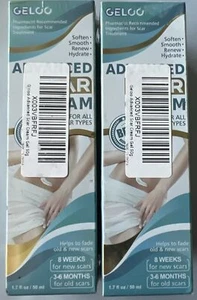2 X Gel Crema Cicatriz Avanzada Geloo Supramolecular 50g - Silicona - Imagen 1 de 3