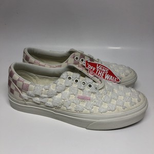 hot pink checkered vans