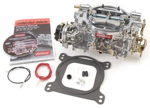 Carburador Edelbrock 1411 Performer 4-BBL 750 CFM estrangulador eléctrico acabado satinado - Imagen 1 de 8