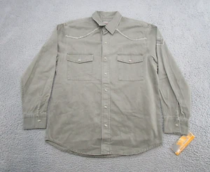 Urban Pipeline Men's Civilian Issue Clean Snap Long Sleeve Shirt Size M NEW - Picture 1 of 13