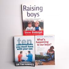 3x Raising Boys Books Ten Conversations With Your Son What's Happening To Boys