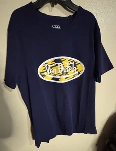 Von Dutch T-Shirt XL Navy Blue/Yellow - Picture 1 of 4