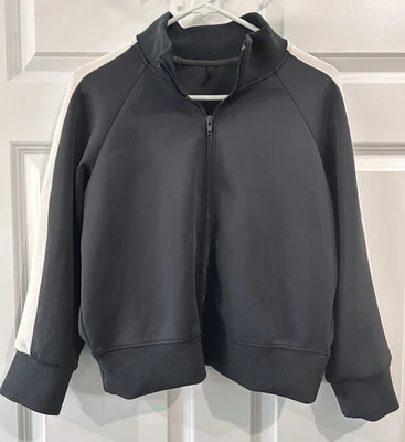 Chaqueta de Pista SKIMS Encogida Talla L Entrenamiento Preppy Cremallera Completa Atletismo Caminar Foto 1 de 4