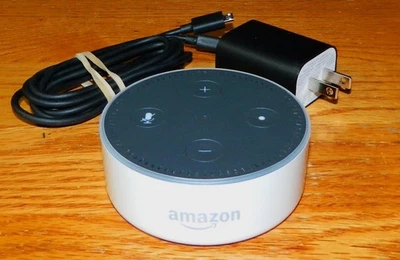 Amazon Echo Dot RS03QR (2nd Generation) Smart Speaker w/ AC Adapter Tested - Image 1 of 4