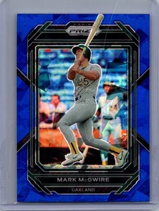 2023 Panini Prizm #208 Mark McGwire Blue Ice Prizms - Picture 1 of 2