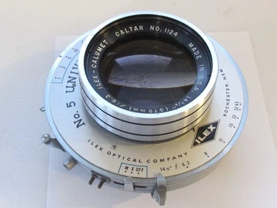 Lente Ilex Calumet Caltar 375 mm 14 3/4" f6,3 LF Ilex No. 5 Universal Synchro Foto 1 de 4