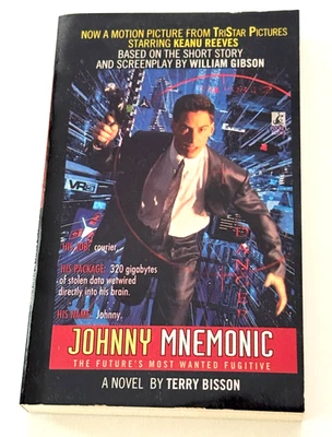 Johnny Mnemonic by Terry Bison Paperback Novel Sci-Fi - Image 1 of 3