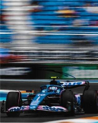 Signed Pierre Gasly Formula 1 Alpine Racing Autograped 8x10 Photo # 6 Original - Image 1 of 2