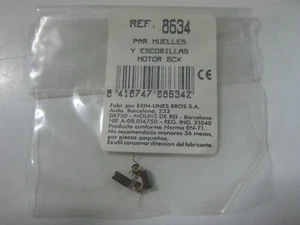 VINTAGE SCALEXTRIC EXIN SCX REF:8634 PAR DE MUELLES Y ESCOBILLAS MOTOR-NUEVO!!! - Picture 1 of 3
