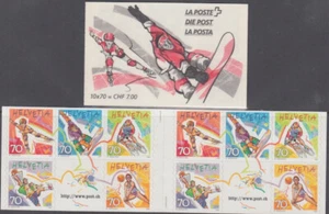 FOLLETO SWIZERLAND Sc # 1034a.1 CPL MNH x 2 JUEGOS - DEPORTES JUVENILES - Imagen 1 de 1
