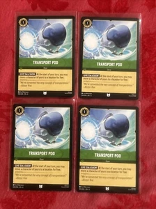 4x Lorcana Azurite Sea - Transport Pod - 100/204 - x4 - Picture 1 of 7