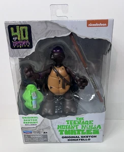 Playmates 2024 Teenage Mutant Ninja Turtles Schizzo Originale Figura Donatello - Foto 1 di 2