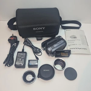 Sony Handycam HDR-XR105E HD 1080p Digital Camcorder 80GB With Accessories - Picture 1 of 23