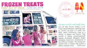 COVERSCAPE computer generated "Frozen Treats" forever U/O fdc - Picture 1 of 1