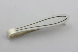 Georg Jensen. Sterling Silver Tie Bar / Clip #75B – Danish Modernist Jewelry - Picture 1 of 4