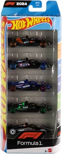 Mattel  F1 2024  Formula 1 cars  Der 5er-Pack Hot Wheels Formel 1 Rennautos - Bild 1 von 8