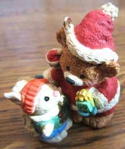 Adorno Hallmark adornos de árbol 1999 Mary Bear and Bunny - Imagen 1 de 1