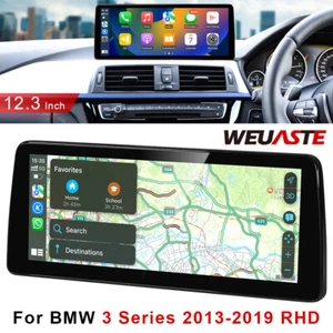 Android Car GPS 12.3'' 2G+32GB Radio Wifi Carplay For BMW 3 Series 2013-2019 RHD - Picture 1 of 12