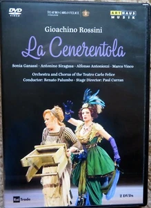 ROSSINI La Cenerentola (2013, 2-DVD Set) Teatro Carlo Felice Paul Curran Palumbo - Foto 1 di 3