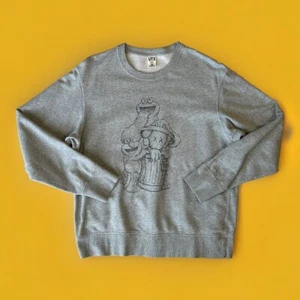 Kaws x Sesame Street x Uniqlo - Trash Can Companion Crew Sweatshirt Men’s Medium - Picture 1 of 6
