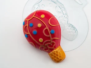MOLDE GLOBO AEROSTÁTICO, molde de jabón, molde de bomba de baño, vela, molde de chocolate fondant - Imagen 1 de 1
