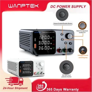 Labornetzteil 0-30/60/120V 5/10A DC Regelbar Netzgerät Einstellbare Schaltneil - Bild 1 von 16